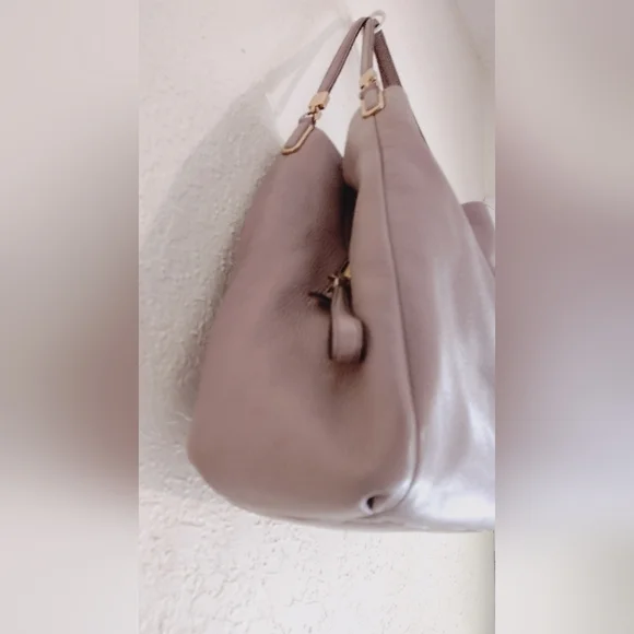 COACH Madison Phoebe Pebbled Leather Shoulder Bag - Picture 7 of 13